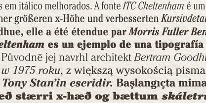 ITC Cheltenham Font Poster 5